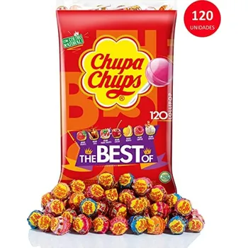 Bonbon Lízátko CHUPA CHUPS - balení 120 ks á 12 g (120 ks ovocných lízátek 12g / nové příchutě)