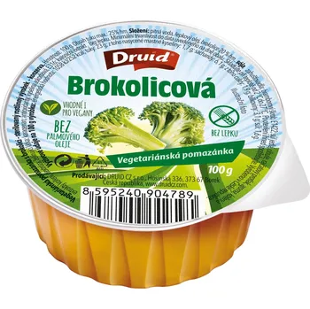 Rostlinná pomazánka Druid Vegetariánská pomazánka s brokolicí 100 g