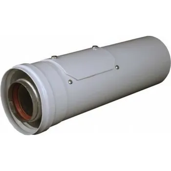 Kotel Vsuvka s kontrolním otvorem, l-340 mm, průměr 80/125 mm, pro kotel "turbo" 28434