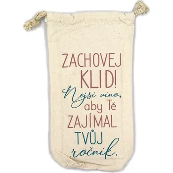 Láhev Nekupto Pytlík na láhev - Zachovej klid