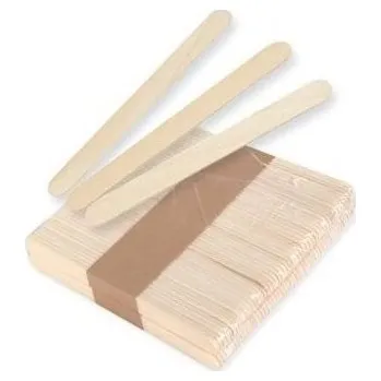 Pollié Dřevěné špachtle k nanášení depilačního vosku 115 x 10mm 100ks