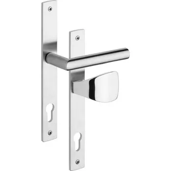 Dveřní kování Dveřní kování ROSTEX 850 MONZUN klika-madlo, 90/FAB, nerez-mat, bez vložky