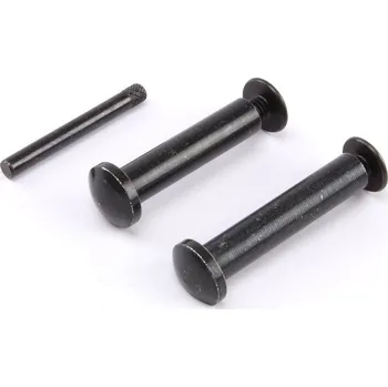 Airsoft E&C Ocelové jistící kolíky těla a čep mechaboxu M4