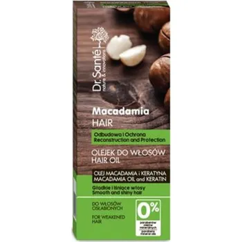 Vlasová regenerace Dr. Santé Macadamia Hair Makadamový olej a keratin vlasový olej pro oslabené vlasy 50 ml