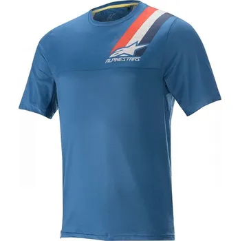 cyklistický dres Dres - ALPINESTARS Alps 4.0 SS 2020 - Melange/Blue/Red/Gray XL