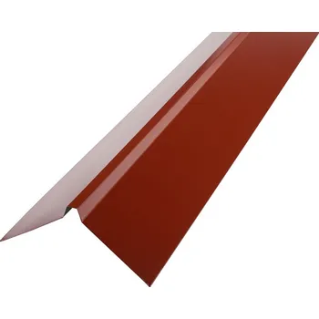 Střecha Hřebenáč rovný H12 BRAVO - Klempířské prvky Barva: RAL 3009 - Terakota (červenohnědá), Velikost: 1 metr