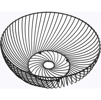 Secret de Gourmet Mísa na ovoce FRUIT, 30 cm, černá, kovová