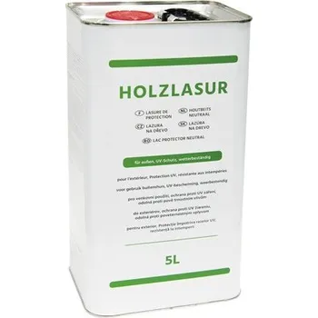 barva a nátěr na dřevo Lazura na dřevo Hornbach Neutral dub 5 l