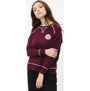 Pánská mikina SANTA CRUZ mikina - Bouquet Dot Mono Crew Port (PORT) velikost: 6