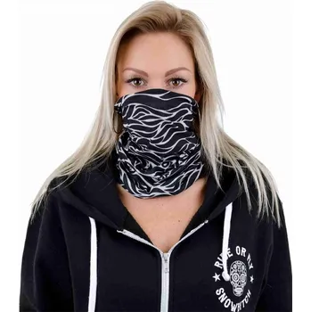 Šátek SNOWBITCH nákrčník - Stay High Bw Black (BLACK-SNOWBITCH) velikost: OS