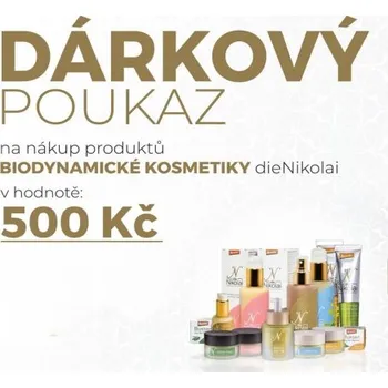 Kosmetická sada Dárkový poukaz v hodnotě 500 Kč