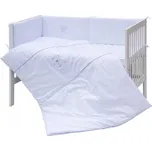 SCARLETT Souprava do postýlky 6dílná Péťa bílá 100 x 135 cm