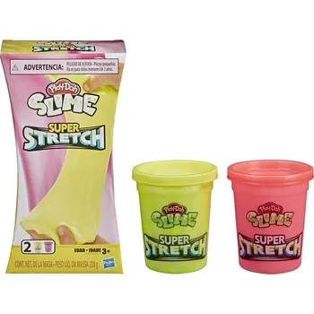 Modelovací hmota Play-Doh Super natahovací modelína Růžová/žlutá