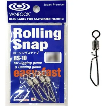 Rychloupínací karabinka Vanfook Rolling Snap Vel.4 24kg (4ks)
