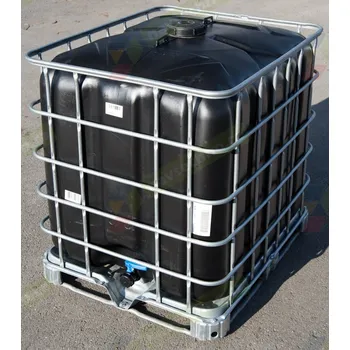nádrž IBC 1000L REKO 15cm černá na pozinku/plastu/mix