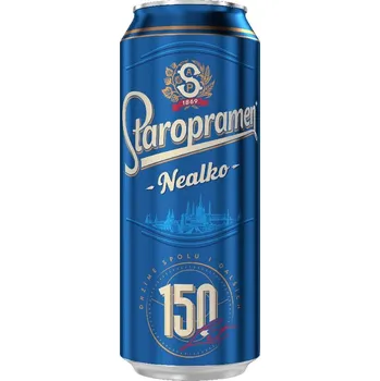 Pivo Staropramen Nealko 0,5 l plech