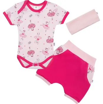 Kojenecká souprava Kojenecká souprava BALETKA, růžová velikosti: 74