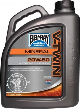 Motorový olej Bel-Ray V-Twin Mineral 20W-50 4 l