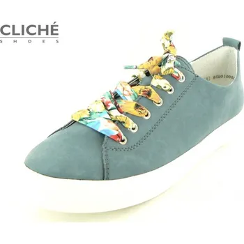 Dámská móda Nadměrné jeans dámské tenisky, D0900-16, vel 44 44