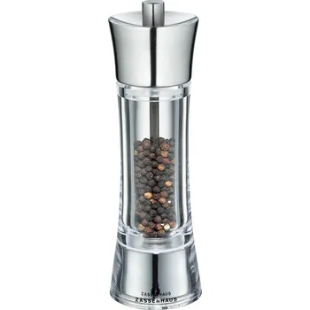 Kuchyňský mlýnek Zassenhaus AACHEN - Mlýnek na pepř nerez/akryl 18 cm