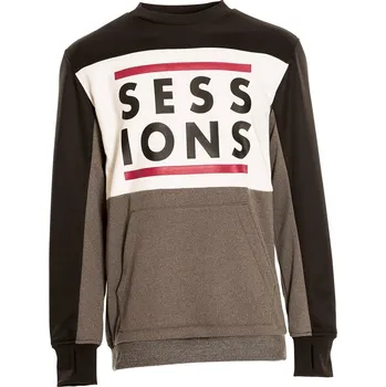 Pánská mikina SESSIONS mikina - Roster Crew Sweatshirt Grey (GRY ) velikost: 2XL
