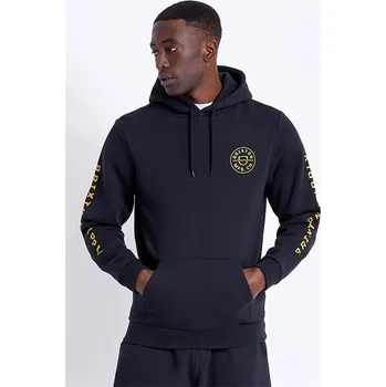 Pánská mikina BRIXTON mikina - Crest Hood Black (BLACK) velikost: M