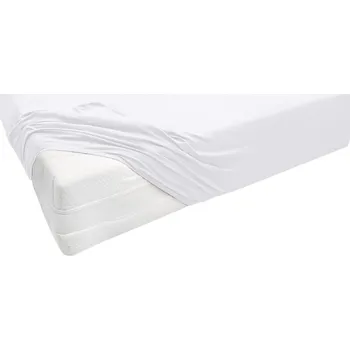 Prostěradlo Biberna Žerzejové napínací prostěradlo (bílá, 140–160 x 200–220 cm)