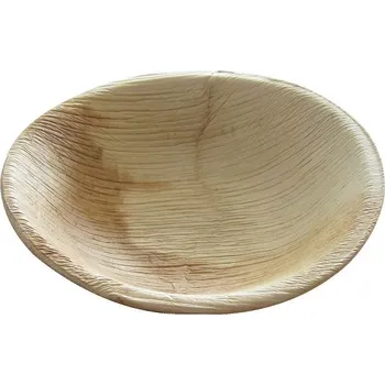 Jednorázové nádobí Bio produkty BIO talíř kulatý 13cm z palmových listů (cena za 25ks)