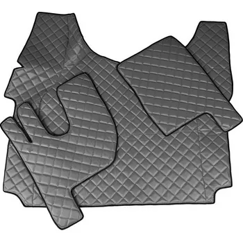 autokoberec Kožené koberce Renault T - vysoký tunel, šedé