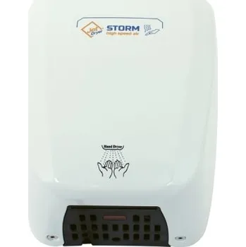 Horkovzdušný osoušeč rukou - Jet Dryer STORM - plastový bílý 8596220006370