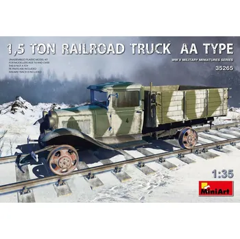 Plastikový model 1:35 1,5t Railroad Truck AA Type