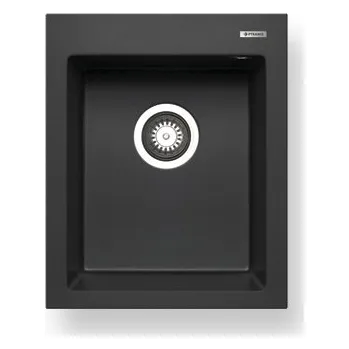 Nerezový dřez Pyragranitový dřez SIROS 1B (47x51,5) volcano