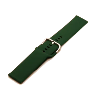 Příslušenství k chytrým hodinkám Silikonový řemínek 20mm se sponou pro hodinky Samsung / Huawei / Xiaomi / Garmin Barva: Jezerní zelená