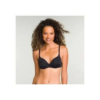 Podprsenka Dámská push-up podprsenka bez kostic DIM INVISIFREE PUSH UP BRA - DIM - černá 70 A