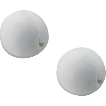 Organizace kabelů Samolepicí mini držák kabelu, MSWC-10WT, bílá, 10 ks