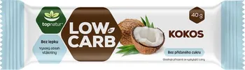 čokoládová tyčinka Topnatur Low Carb 40 g kokos