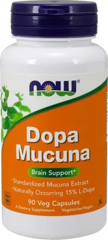 Přírodní produkt Now Foods Dopa Mucuna 90 cps.