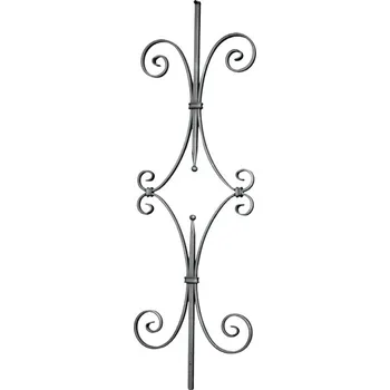 Zábradlí Tyč ozdobná 12x6 mm 12x12 mm 950x290 mm