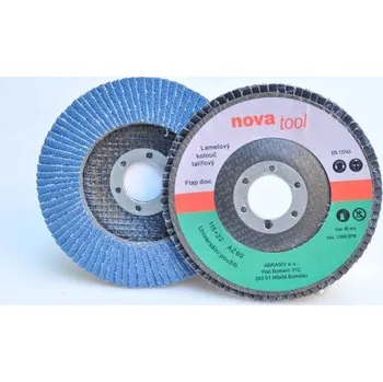 Brusný kotouč Lamelový kotouč 115x22 G-AZ 40 tvarový NOVAtool