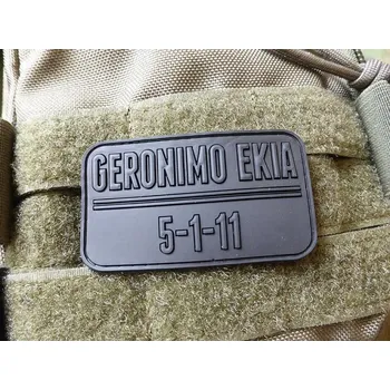 Nášivka Nášivka GERONIMO EKIA - Černá