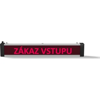 Bezpečnostní detektor Jednostranný nápis SVN 720 Led Zákaz vstupu