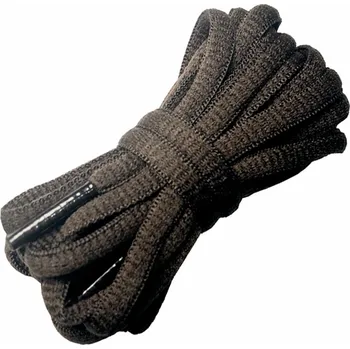 Tkaničky do bot Půlkulaté tkaničky do bot, jeden pár - Tmavě hnědé, 120 cm