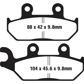 Brzdový komplet Brenta organické brzdové destičky FT3148 YAMAHA XT 600 E rok 90-03