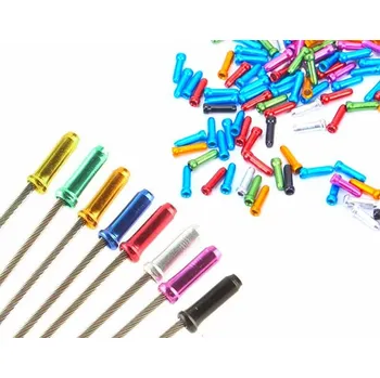 Bike tuning centrum Koncovka lanka AL ELOX 1ks BTC modrá