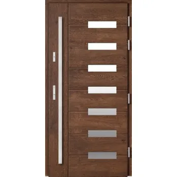 Vchodové dveře DOORSY vchodové dřevěné dveře DOORSY PREDATOR 1/8 sklo