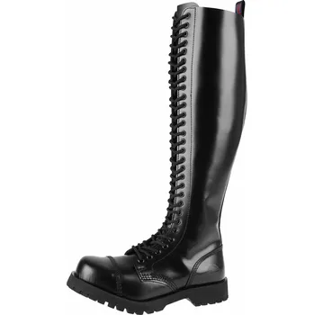 Pánská zimní obuv boty NEVERMIND - 30 dírkové - BLACK POLIDO