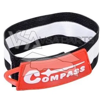 Upínací popruh COMPASS Upínač pružný, 35 x 280 mm, červený