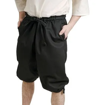 Karnevalový kostým imago Bavlněné kalhoty krátké - černé, velikost XL