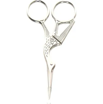 Krejčovské nůžky Nůžky čáp stříbrné 12cm