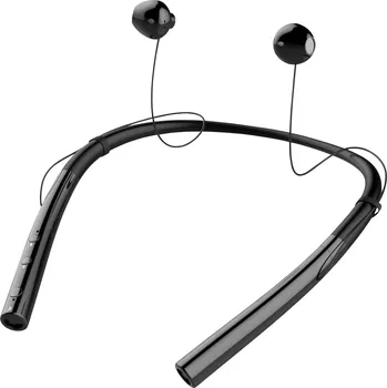 Sluchátka Tie Studio TQ14 Headset do uší (In Ear) Bluetooth® černá kolem krku, odolné vůči potu, regulace hlasitosti sportovní